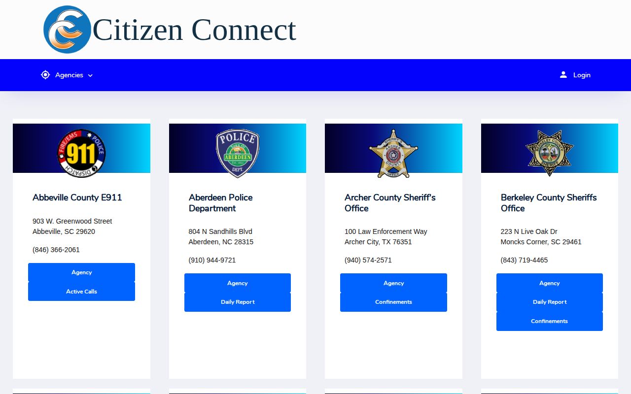 Carolina Beach Citizen Connect agency lead